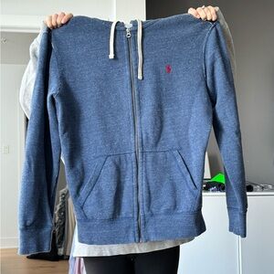Polo Ralph Lauren Blue Zip Up Size L